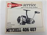 Garcia service boekje van Mitchell 406 407 molen