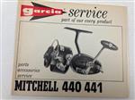 Garcia service boekje van Mitchell 440 441 molen
