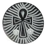 Wierook en kegeltjes houder/brander Ankh zeepsteen