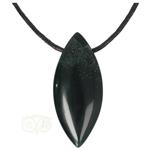 Mosagaat ovaal  edelsteen hanger Nr 18- 11 gram