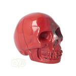 Rode Jaspis schedel Nr 9 - 94 gram