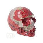 Rode Jaspis schedel Nr 6 - 110 gram