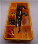 Tacklebox met vislijn onderdelen