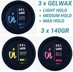 VI GELWAX 3 x Gel Wax, 140gr