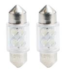 C5W autolamp 2 stuks wit | LED festoon 31mm | SV8.5 0.49W - 12V DC