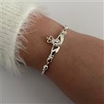 Zilveren Claddagh armband