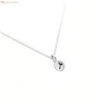 Zilveren mini dandelion ketting