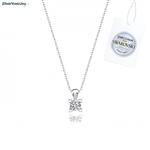 Zilveren Swarovski Zirconia solitaire ketting