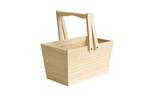 Houten winkelmand
