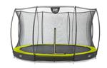 Inground trampoline met veiligheidsnet (rond)