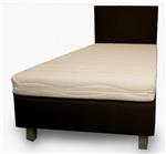 Boxspring Bjorn + Luxe gestoffeerde boxsping crème - beige 90X200