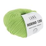 Lang Yarns Merino 120 50 gram nr 244  Lemon Groen