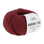 Lang Yarns Merino 120 50 gram nr 562 Donkerrood