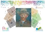 Pixelhobby Geschenkverpakking 5640 Zelfportret Vincent van Gogh met 25 basisplaten