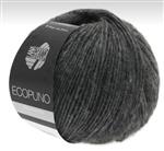 Lana Grossa Ecopuno Ecru 50 gram nr 15 Donkergrijs