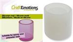 CraftEmotions Siliconen mal bakje rond