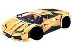 CaDA Ombouwset geel voor 610 Supercar