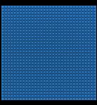 Sluban Basisplaat 32x32 blauw