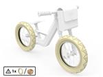 BERG Buitenband 12.5x2.25-8 slick beige