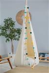 Hangnest schommel Pompons Kinderhangnest Cocoon  Pompons