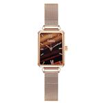 Luxe vierkant horloge voor dames - armband met quartz wijzerplaat