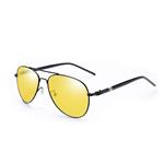Polarized Pilot Sunglasses Unisex - Driving Retro Glasses Metal UV400