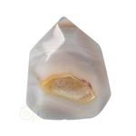 Agaat dunne Geode punt Nr 26 - 67  gram - Brazilie