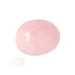 Rozenkwarts geronde handsteen  Nr 16 - 24 gram