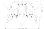 Hydraulische rubberschuif 1.50- 3.00m