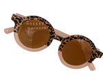 Kinder-zonnebril voor jongens/meisjes - kindermode - fashion - zonnebrillen - leopard beige - luipaa