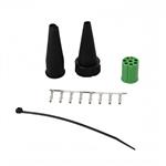 Aspock 8-polige bajonetaansluiting rechts (groen)