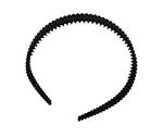 Diadeem - haarband met parels - zwart