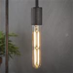 LED lamp buis 18,5 cm | Amberkleurig glas