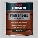 10 Blikken Rambo Pantserbeits Dekkend Klassiekrood 1106 Hoogglans - 750 ml