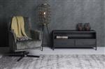 Zwart tv meubel Kala | 120 cm