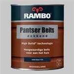 10 Blikken Rambo Pantserbeits Dekkend Cremewit 1110 Hoogglans - 0,75 Liter