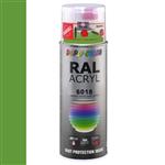 Dupli-Color Ral Acryl Ral 6018 Geelgroen Hoogglans 400 ml