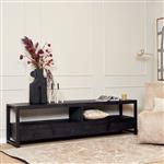 Zwart tv meubel Britt Black met lades | 220 cm