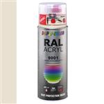 Dupli-Color Ral Acryl Ral 9001 Creme wit Hoogglans 400 ml