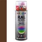 Dupli-Color Ral Acryl Ral 8011 Noten bruin Hoogglans 400 ml