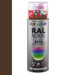 Dupli-Color Ral Acryl Ral 8014 Sepia bruin Hoogglans 400 ml