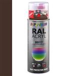 Dupli-Color Ral Acryl Ral 8017 Chocolade bruin Hoogglans 400 ml