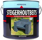 Hermadix Steigerhoutbeits Antraciet 2,5 liter