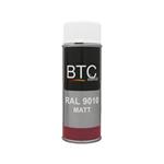 BTC Spray Ral 9010 Zuiver Wit Mat 400 ml