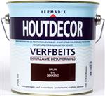 Hermadix Houtdecor Verfbeits Bruin 610 2,5 liter