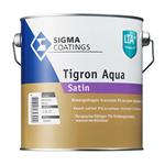 Sigma Tigron Aqua Satin - Wit - 2,5 liter - Vergelijkbaar met Sigma S2U Nova Satin