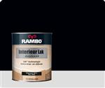 Rambo Interieur Lak Dekkend Zijdeglans - Diepzwart RAL 9005 - 3 maal 0,75 liter