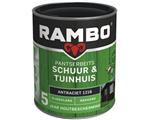 Rambo Pantserbeits Schuur en Tuinhuis Dekkend Zijdeglans - Ral 9001 - 750 ml