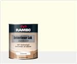 Rambo Interieur-/Vloer Lak Transparant Zijdeglans - Zuiverwit Ral 9010 - 0,75 liter