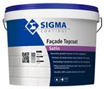 Sigma Facade Topcoat Satin - Wit - 2,5 liter